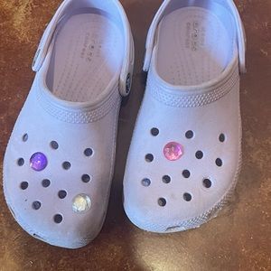 Girls Crocs Shoes Size C 13 Purple Iconic Crocs Comfort Slides